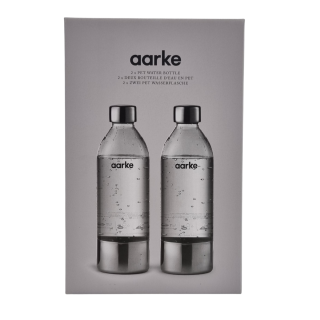 Butelki Aarke do saturatora zapasowe. 2 x oryginalna butelka pasuje do modeli AARKE 2 i 3.
