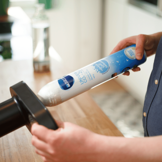 Cylinder CO2 Brita. Nowa butla z gazem spożywczym do saturatora.