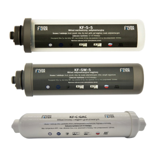 Zestaw na serwis pełny (co roku) Kuna Filter Comfort. Zestaw wkładów wymiennych do filtra wody.