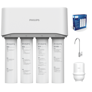 PHILIPS AUT3268 system filtracji wody pod zlew. Czysta woda w Twoim domu. Odwrócona osmoza z mineralizacją od PHILIPS.
