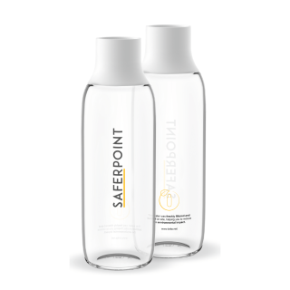 Elegancka butelka HoReCa BRITA Wave. Szklana butelka do kawiarni, restauracji, hotelu.