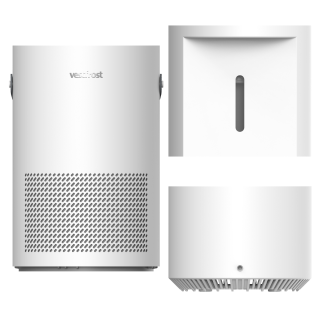 Oczyszczacz powietrza Vestfrost VP-E2S40WH z nawilżaczem (zbiornik 2 litry). Oczyszczacz i nawilżacz w jednym urządzeniu do 40 metrów kwadratowych.