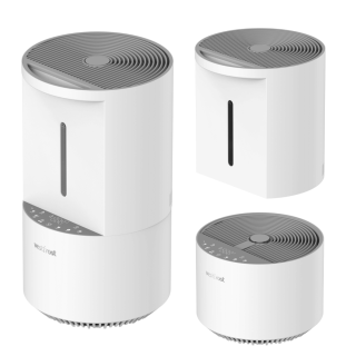 Nawilżacz powietrza Vestfrost VP-H2I40WH. Ewaporacyjny nawilżacz na powierzchnię 40 m2.