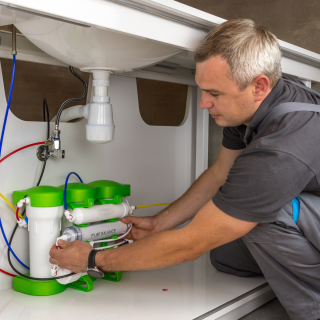 Filtr odwróconej osmozy BWT Ecosoft Pure Balance. Polecany filtr do wody z mineralizatorem.