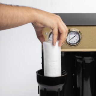 Wymiana wkładów w filtrze wody RObust Coffee