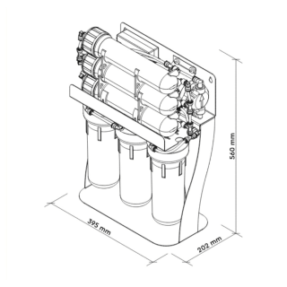Filtr odwróconej osmozy Ecosoft RObust Mini