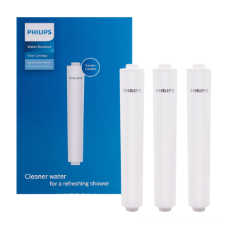 Wkład filtra AWP106 PHILIPS zestaw 3 wkładów. Wkłady filtrujące do słuchawki prysznicowej PHILIPS AWP1705.