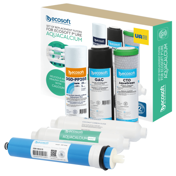 Wkłady na serwis z membraną do Ecosoft Mint