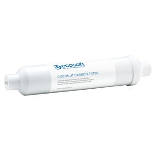 Filtr węglowy, końcowy do filtra odwróconej osmozy. Filtracja węglowa po membranie osmotycznej. Ecosoft CHV2010ECO.