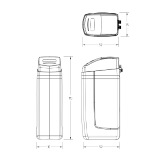 Zmiękczacz do wody Ecosoft Titanium Gold 370 Ecomix. Zmiękczacz, odżelaziacz, odmanganiacz BWT Ecosoft.