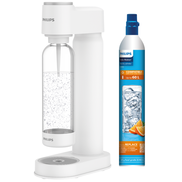 Saturator Philips Soda Maker GoZero - biały saturator ADD4901WH