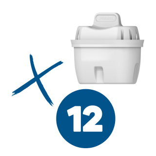 Wkłady filtrujące PHILIPS AWP213/10 do dzbanków. Duży zestaw 12 sztuk wkładów PHILIPS AWP213. Wkład do dzbanka PHILIPS.