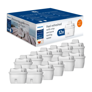 Wkłady filtrujące PHILIPS AWP213/10 do dzbanków. Duży zestaw 12 sztuk wkładów PHILIPS AWP213. Wkład do dzbanka PHILIPS.