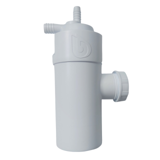 Syfon do zmiękczacza i podłączenia węży. Najlepszy syfon do zmiękczaczy. Odprowadzenie popłuczyn do kanalizacji. Syfon BWT.
