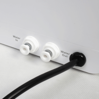 Innowacyjny dystrybutor wody Miraqua Delta z odwróconą osmozą i mineralizacją wody. Woda hydrogeniczna.