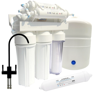 Kuna Filter RO-7 Redox - zestaw z baterią czarny mat