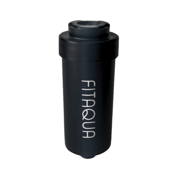 Filtr prysznicowy  Fitaqua AWF-SWR-P-B w kolorze czarnym.
