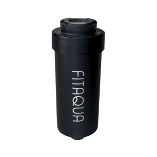 Filtr prysznicowy  Fitaqua AWF-SWR-P-B w kolorze czarnym.