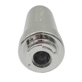 Filtr prysznicowy FITaqua AWF-SWR-P-M w kolorze srebrnym. Miękka woda podczas kąpieli.