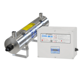 TMA lampa UV model D6-S. Skuteczna dezynfekcja wody dla domu jednorodzinnego (do 2 łazienek).