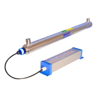 TMA lampa UV model D8. Skuteczna dezynfekcja wody dla domu z dwoma łazienkami, apartamentów.