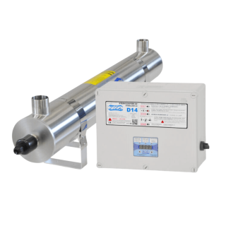 TMA lampa UV model D14. Skuteczna dezynfekcja wody dla domów wielorodzinnych (3-5 łazienek).