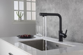 kran kuchenny z podłączeniem wody filtrowanej