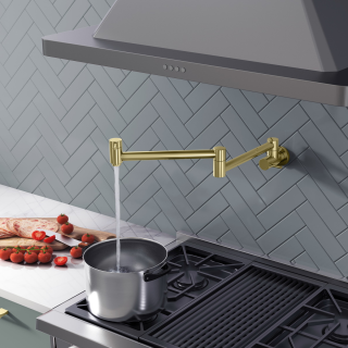 bateria w kolorze mosiądz antyczny-aranżacja