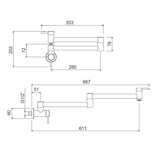 Blue Water Imax - bateria kuchenna POT Filler