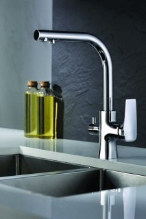 Bateria kuchenna Tivoli Blue Water w kolorze chrom