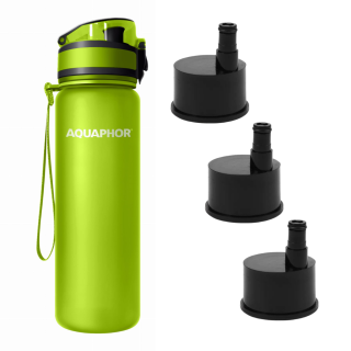 aquaphor city zestaw butelki z wkładami filtrującymi