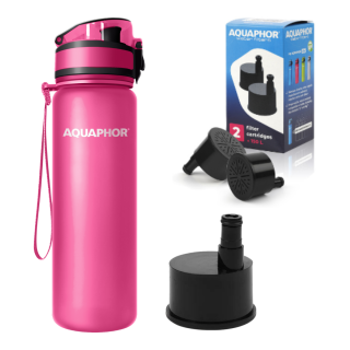 Aquaphor City - zestaw 3 filtry + butelka