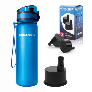 Aquaphor City - zestaw 3 filtry + butelka