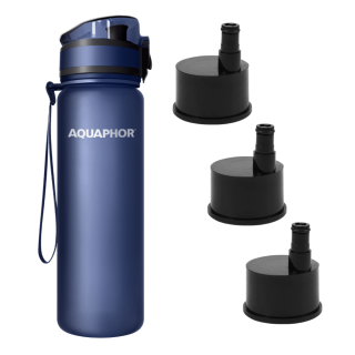 granatowa tritanowa butelka na wodę