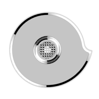 Filtr prysznicowy philips do łazienki w kolorze chromu