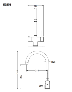 Blue Water Eden - bateria trójdrożna