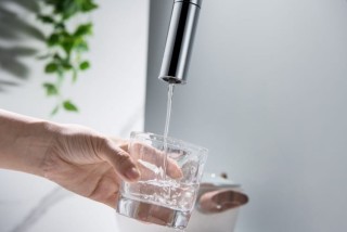 Blue Water Cyrus - bateria trójdrożna z wyciąganym kranem