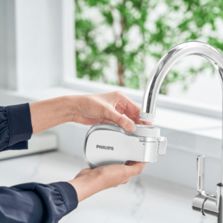 Filtr wody na kran PHILIPS AWP3705P3 z wyświetlaczem, dodatkowe wkłady w zestawie