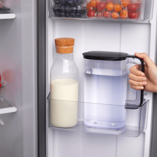 Zbiornik łatwo mieści się w lodówce