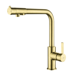 Bateria trójdrożna w kolorze mosiądz antyczny