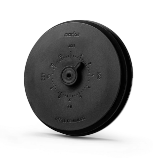 pojemny dzbanek ze szkła i stali nierdzewnej