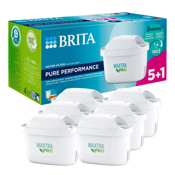 Zestaw wkładów filtrujących do dzbanka Brita Maxtra PRO Pure Performance (5+1)