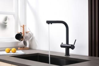 Bateria trójdrożna Blue Water Delta w kolorze czarny mat