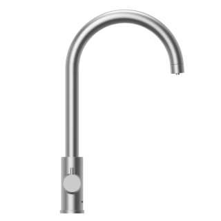 bateria trójdrożna do wody filtrowanej i niefiltrowanej w wykończeniu niklu szczotkowanego