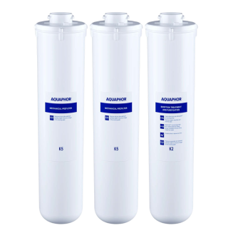 Zestaw filtrów Aquaphor K2 + K5 + K7 do filtra kryształ A