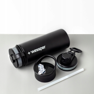 WESSPER - butelka termiczna w kolorze czarnym