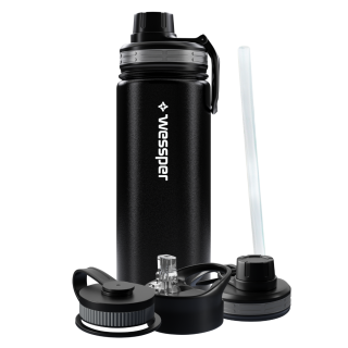 WESSPER - butelka termiczna w kolorze czarnym