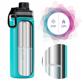 Pojemna butelka na wodę 1000 ml