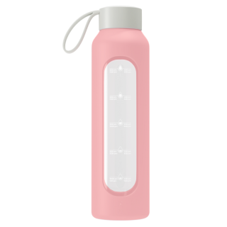 WESSPER - szklana butelka w silikonowym etui