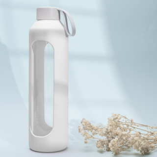 WESSPER - szklana butelka w silikonowym etui